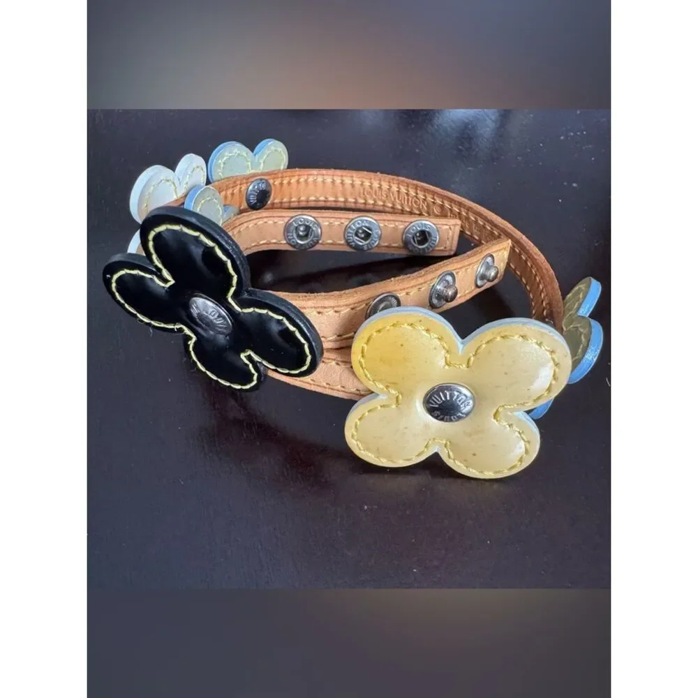 Louis Vuitton Monogram Vernis Fleur Wrap Bracelet | 16in